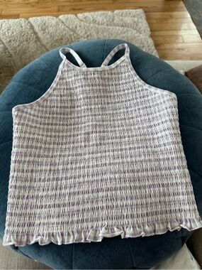 SO Lavender Smocked Halter Cami